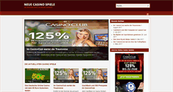 Desktop Screenshot of neue-casino-spiele.com