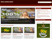 Tablet Screenshot of neue-casino-spiele.com